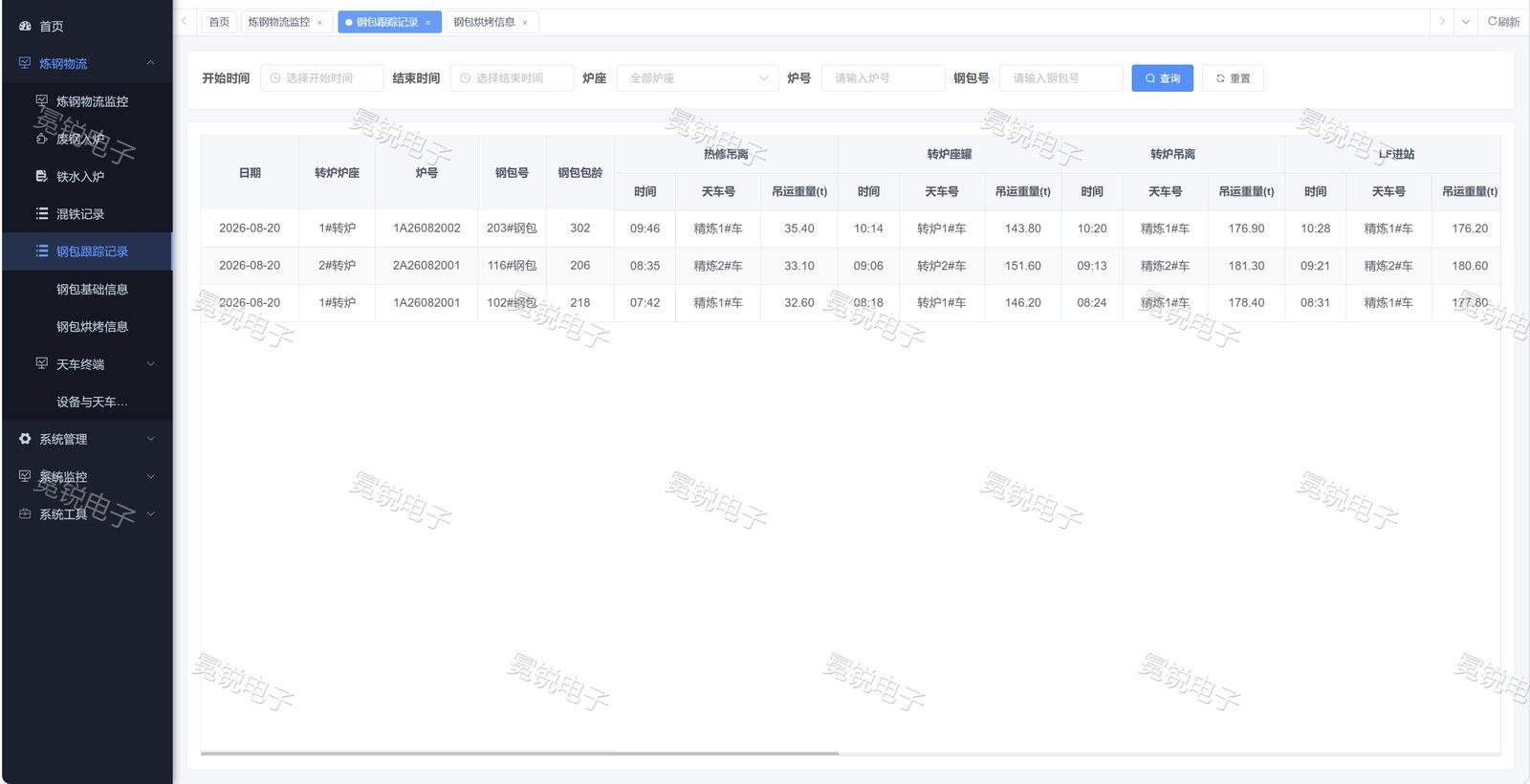 炼钢智能物流系统